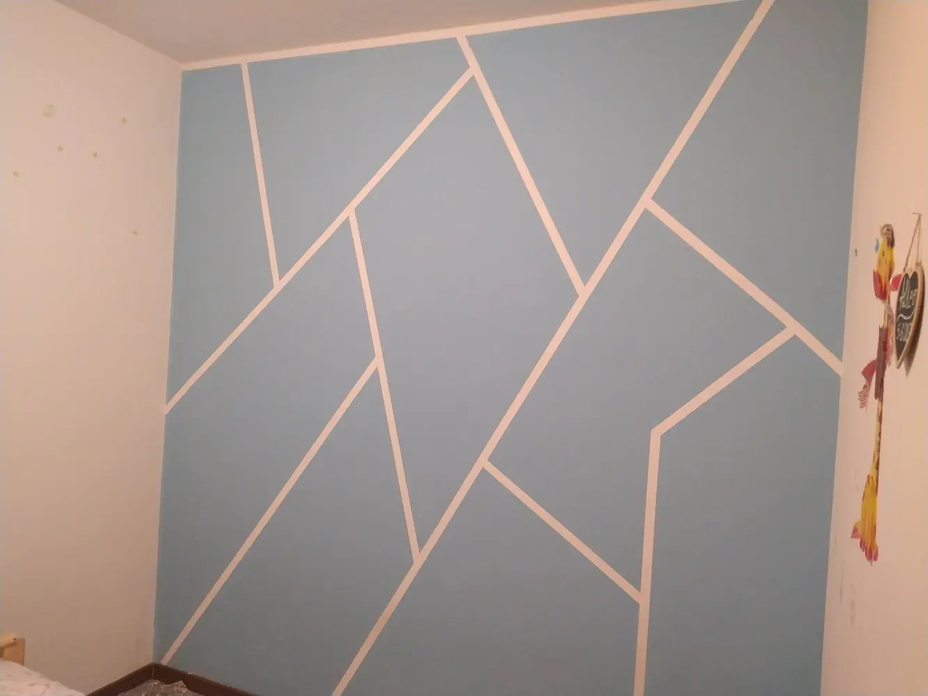 Tinteggiatura decorativa a forme geometriche