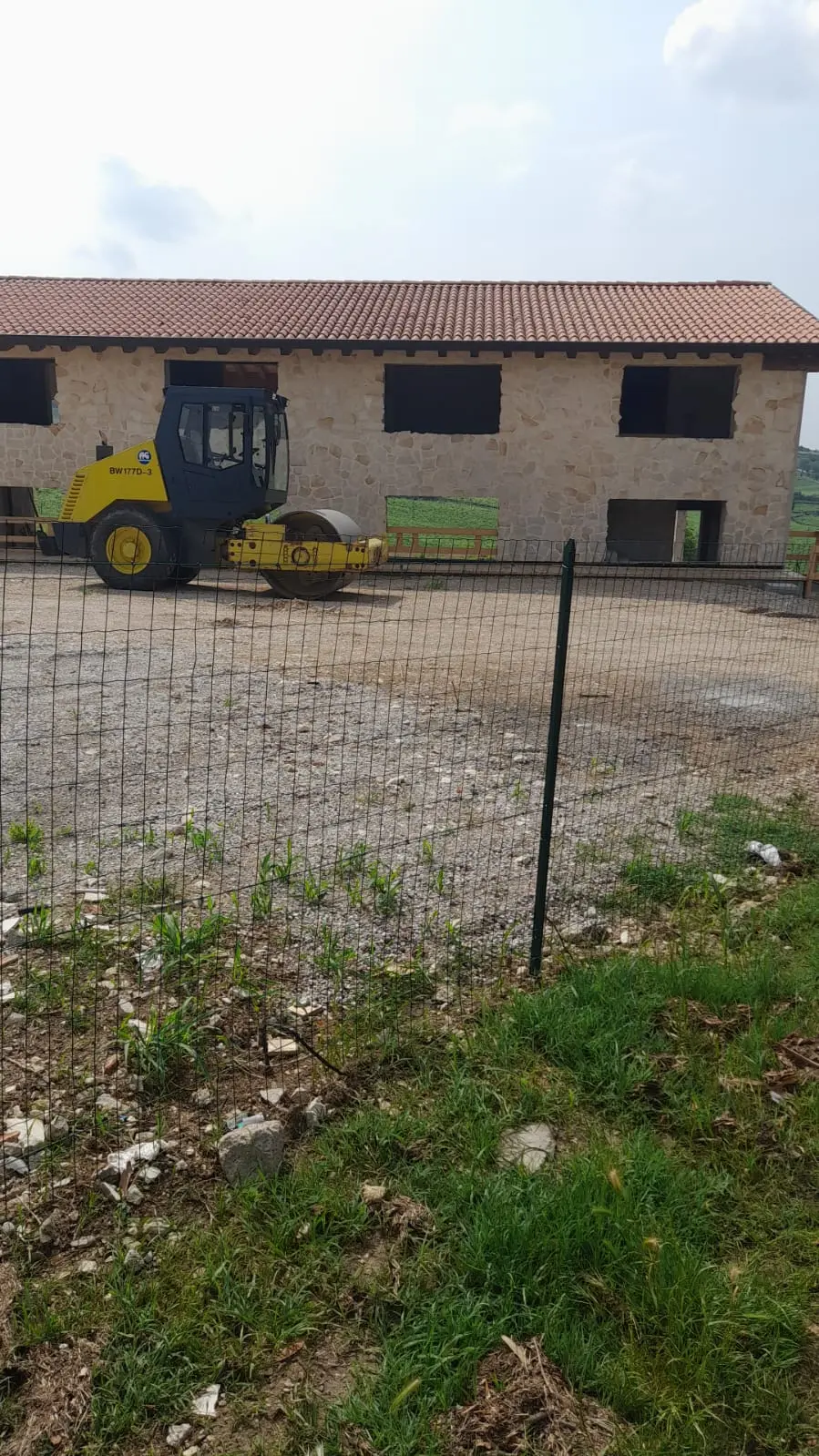 Opere in pietra naturale per villa a Bardolino